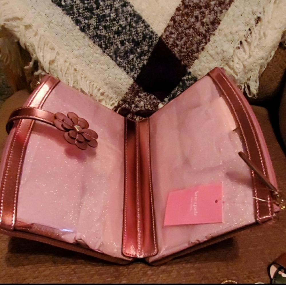 NWT Kate Spade double cosmetic bag